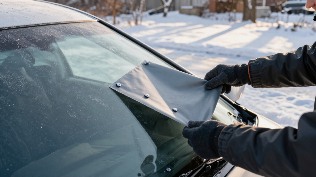 windshield frost guard magnetic cover