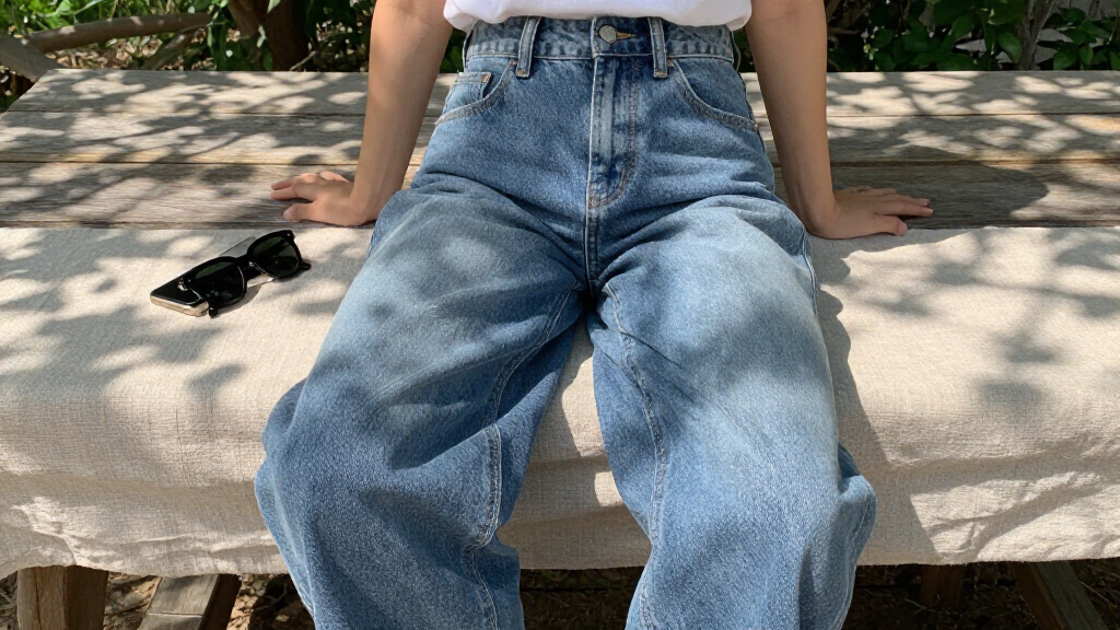 best high-rise wide-leg jeans