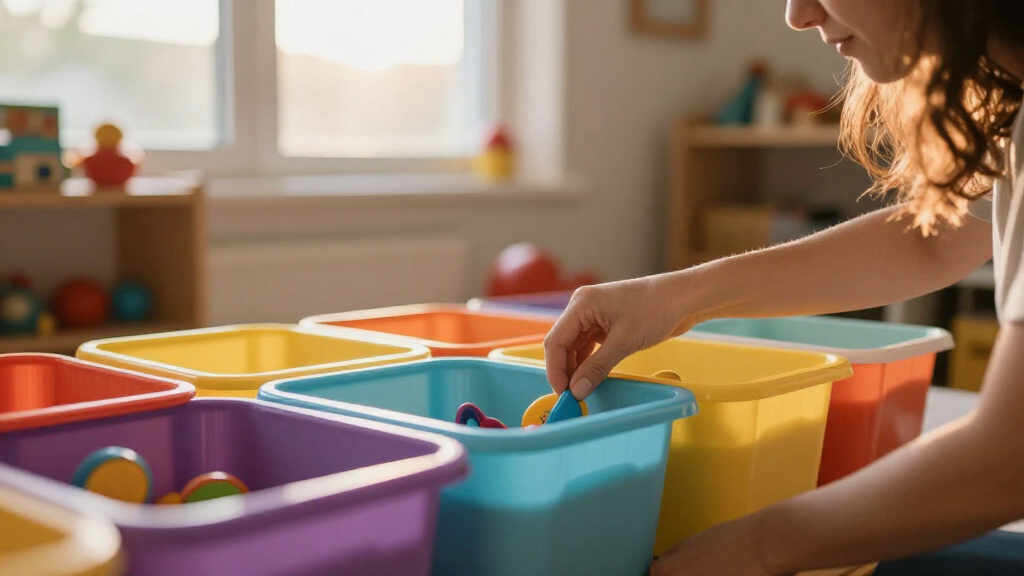 kids organizational storage bins