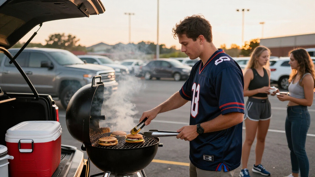 football tailgate grills