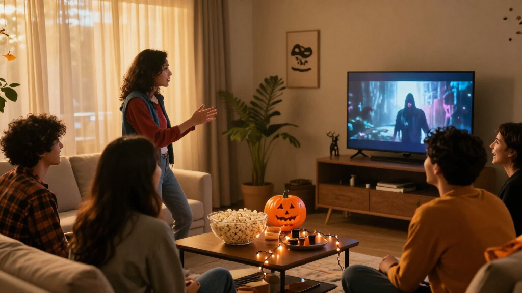 Halloween movie party games