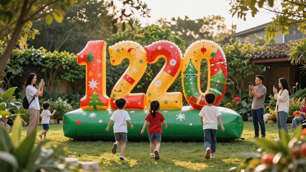 giant holiday inflatables 1220 ft