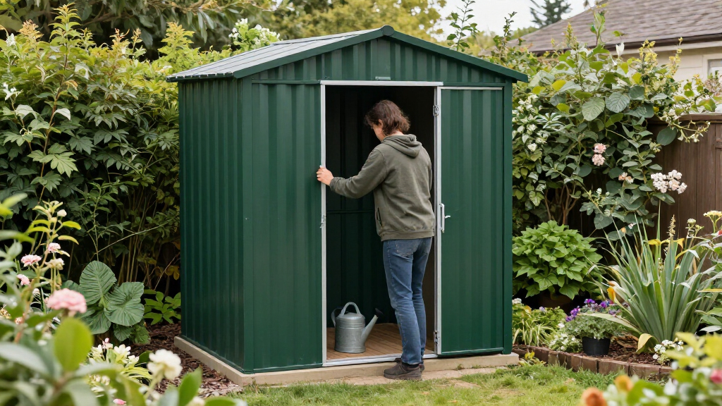 outdoor storage sheds