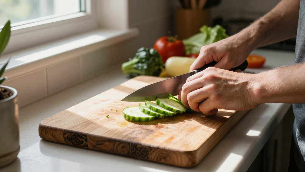 wooden cutting boards for knives