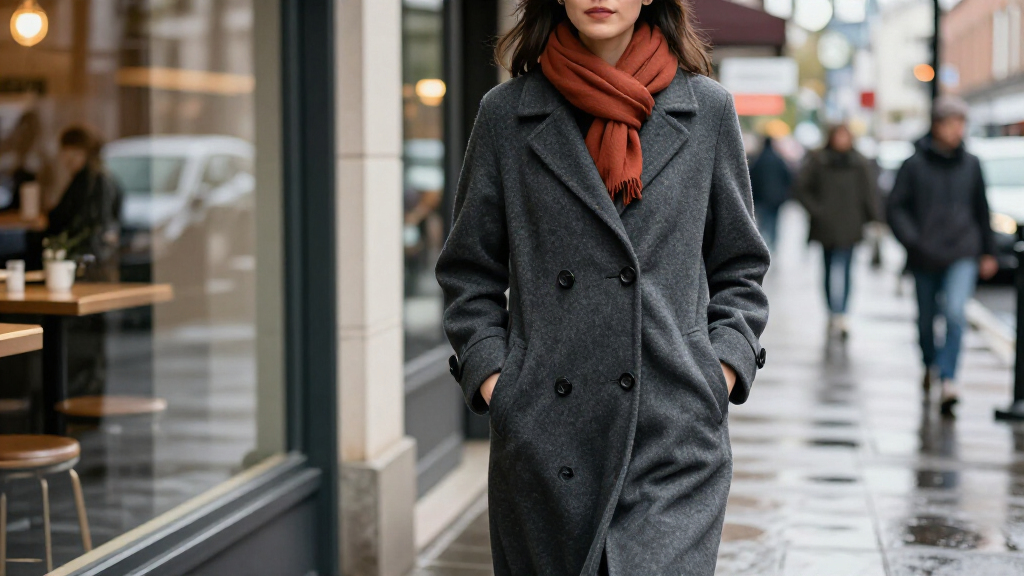 women's wool blend coats