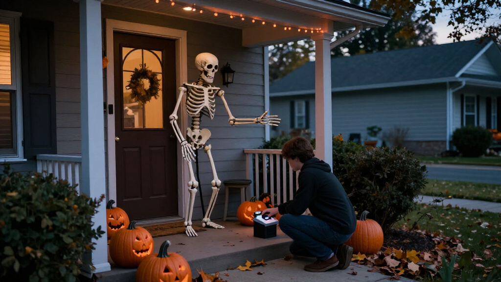 Halloween animatronic props