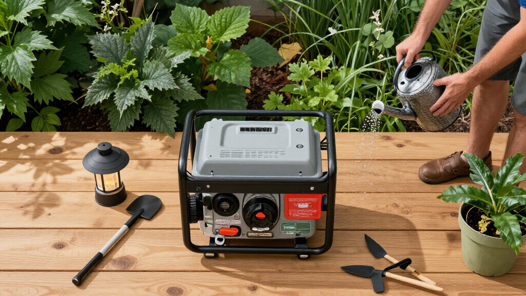 dual fuel inverter generator for backyard gardeners