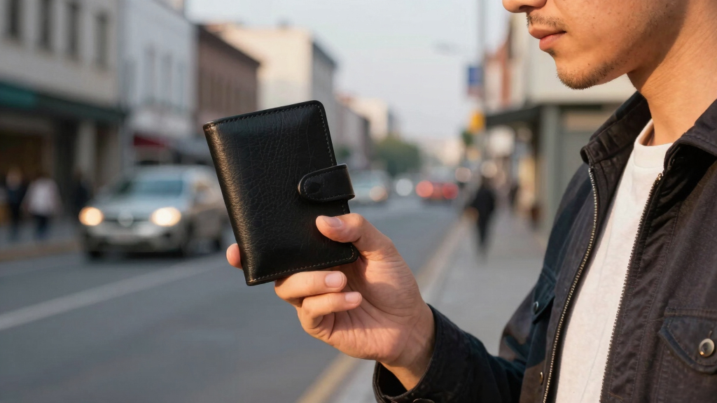 men's casual leather wallets