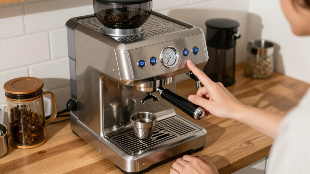 espresso machines with builtin grinder