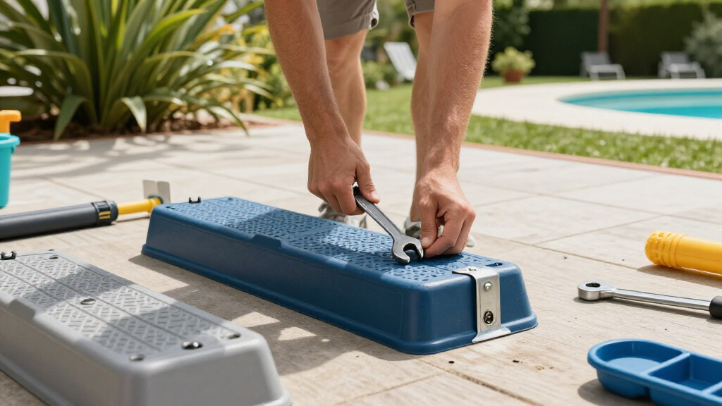 best in pool steps for above ground pool