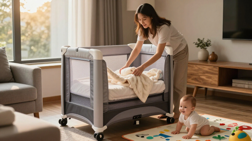 portable crib for travel high end