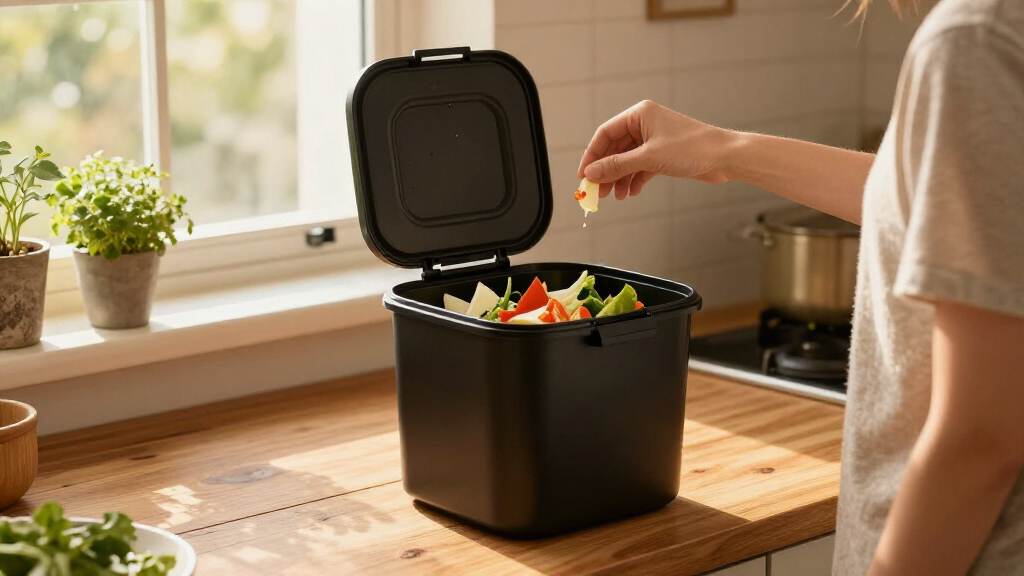 electric compost bin for kitchen