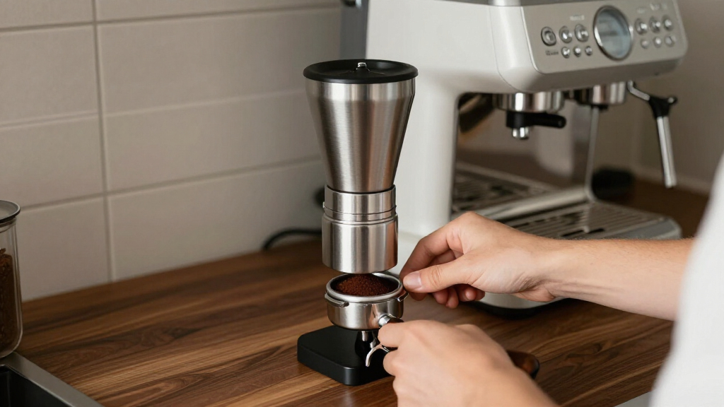 conical burr espresso grinder for breville barista express