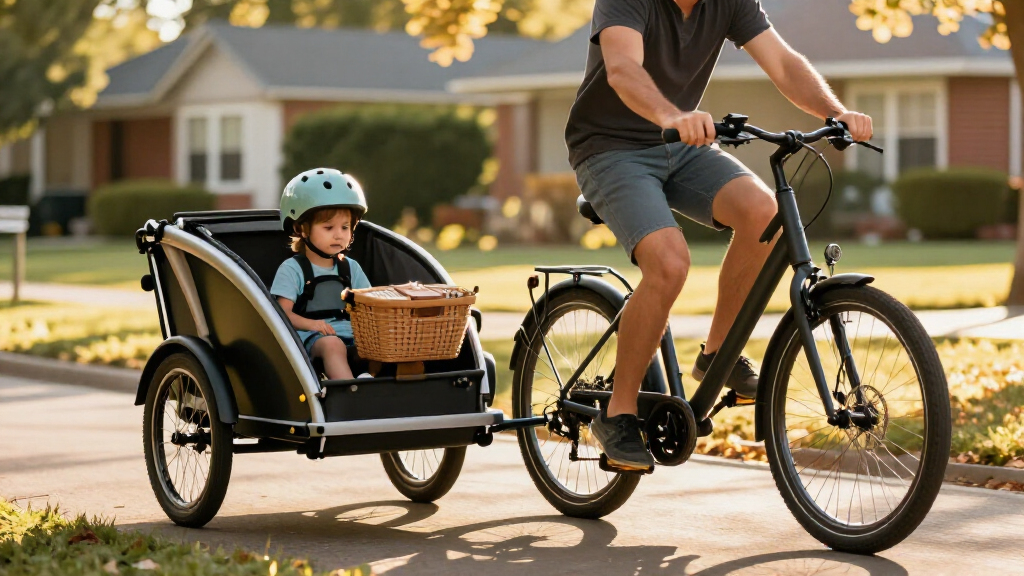 electric bike cargo trailers