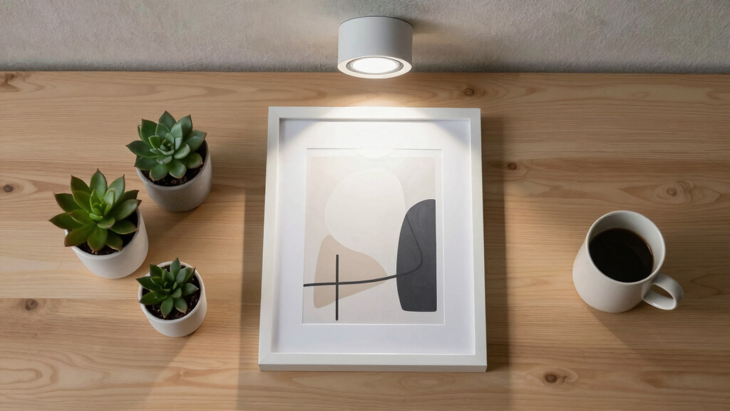 ceiling spotlight for art