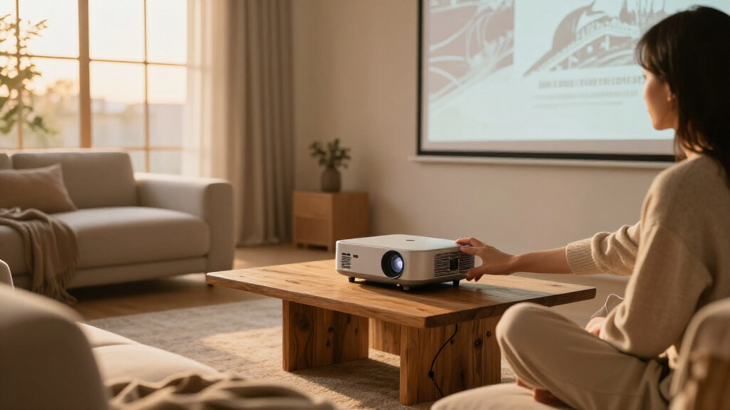projector furniture for multipurpose living rooms