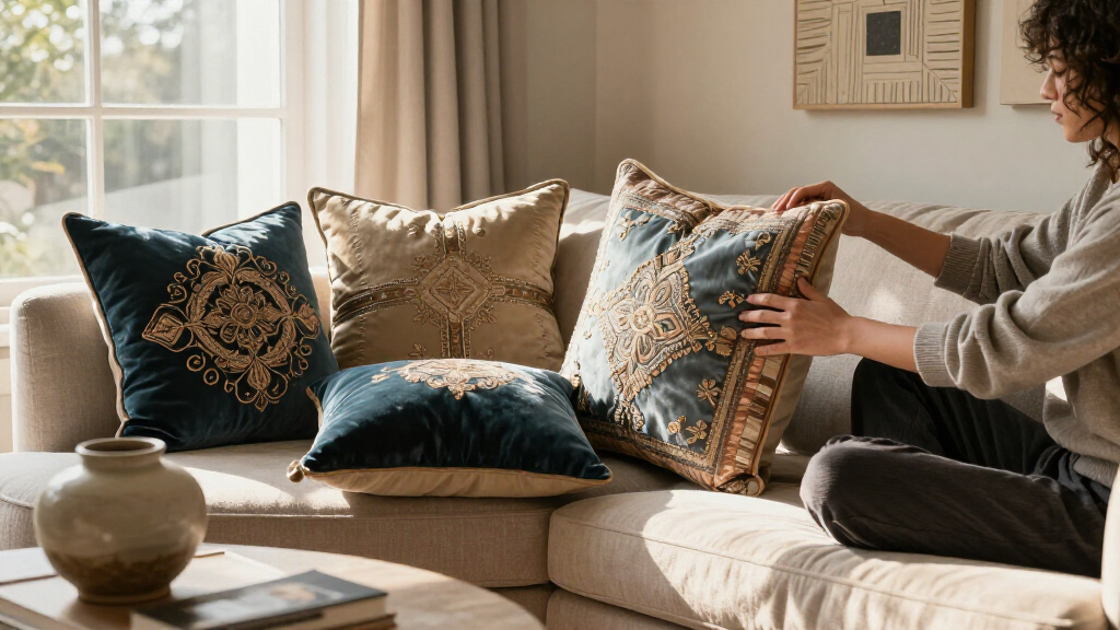 luxury decorative throw pillows