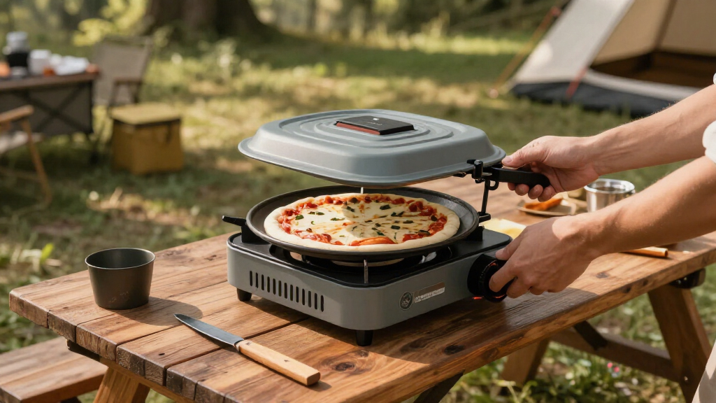 portable gas pizza ovens for camping premium