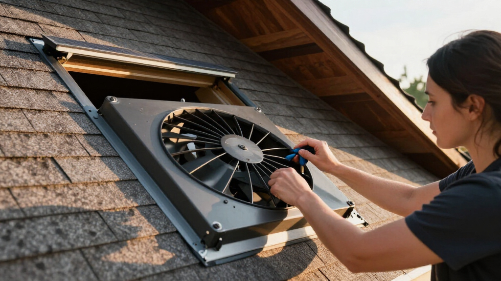 best solar attic fan for passive ventilation