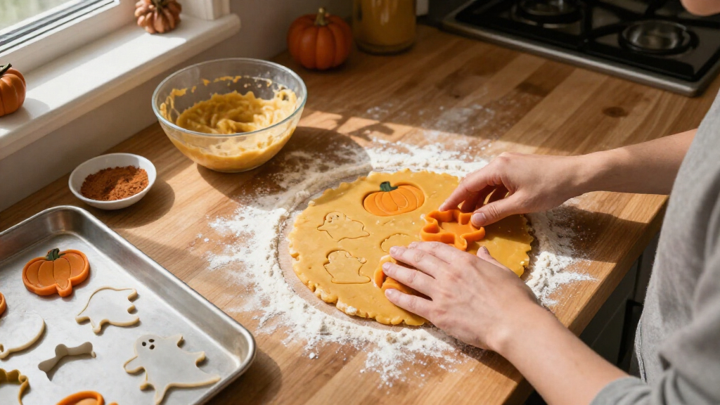 Halloween themed baking molds