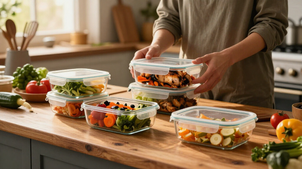 meal prep containers glass