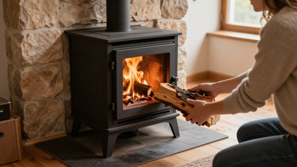 wood burning stove insert
