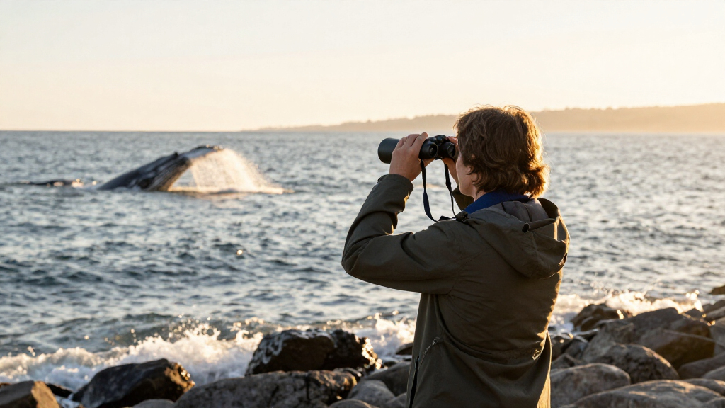 high magnification binoculars for whale watching