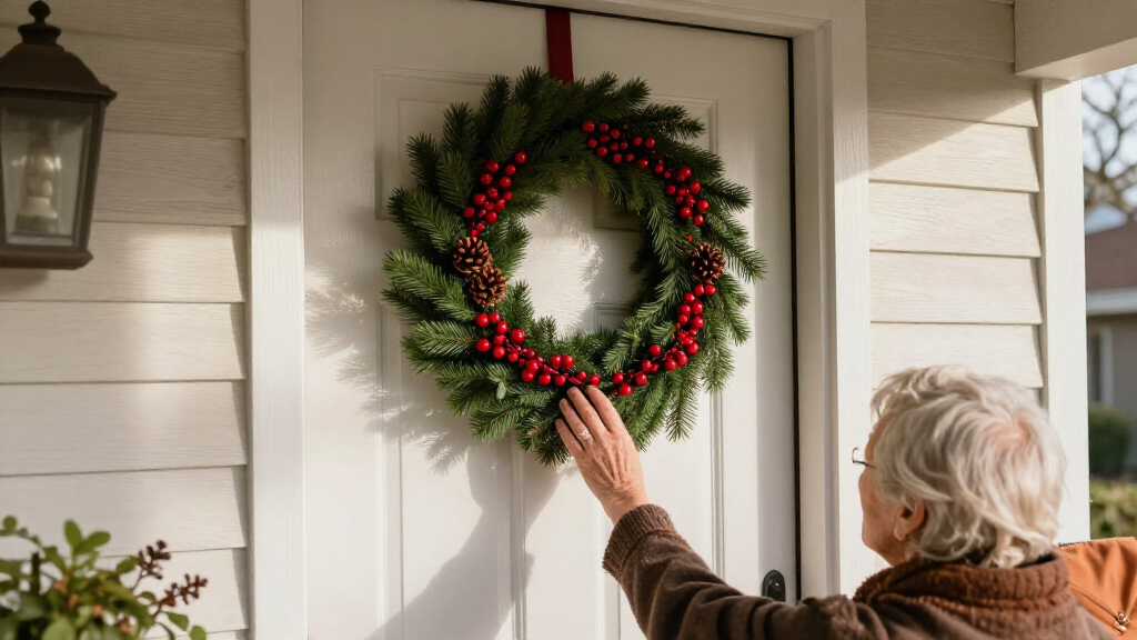 christmas wreaths for front door