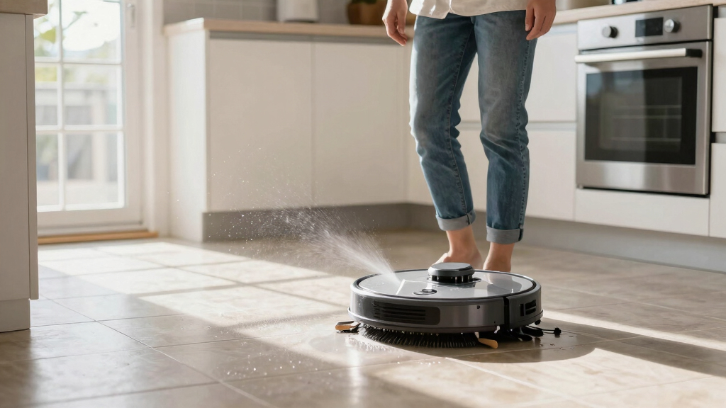 best robot vacuum mop combo for tile and grout homes