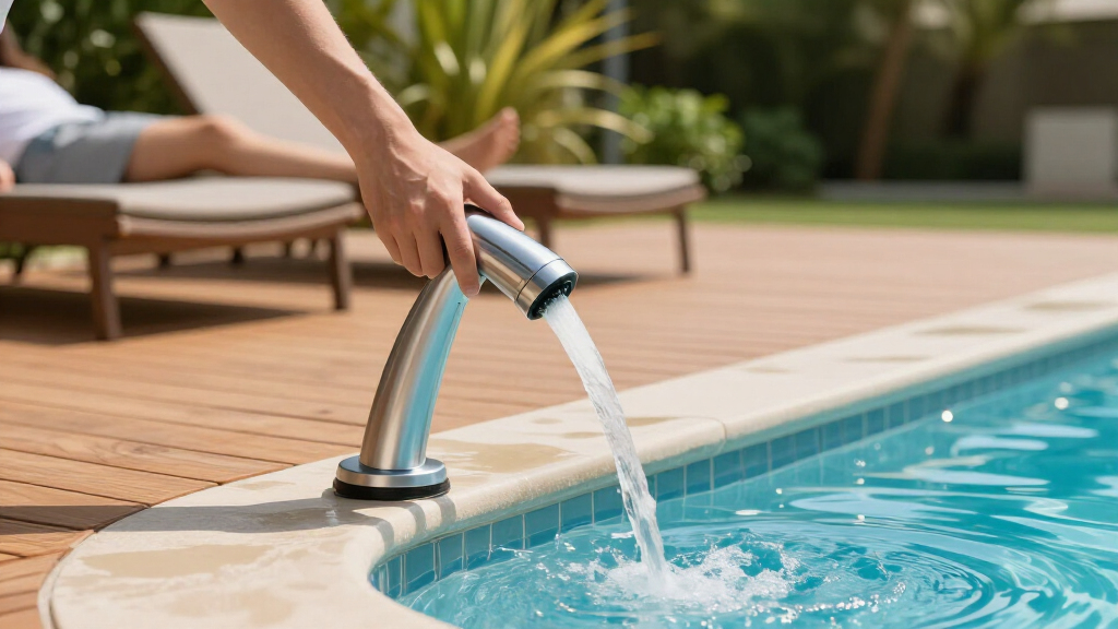 best pool deck jet nozzles adjustable set