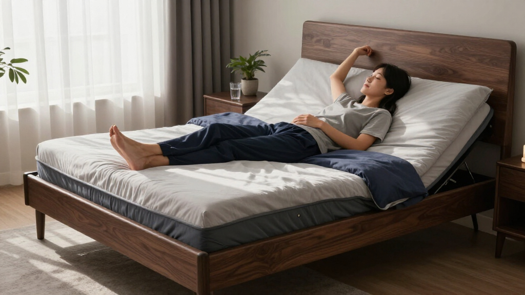 smart adjustable beds with lumbar support