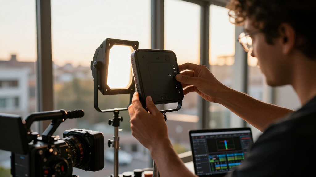 aputure lights for video production