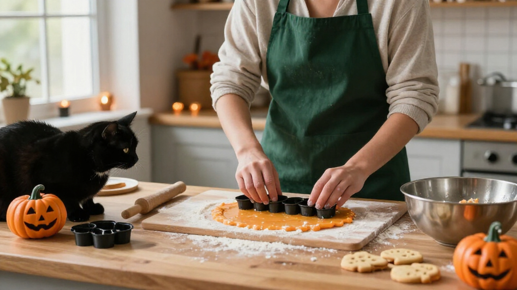 Halloween themed baking molds