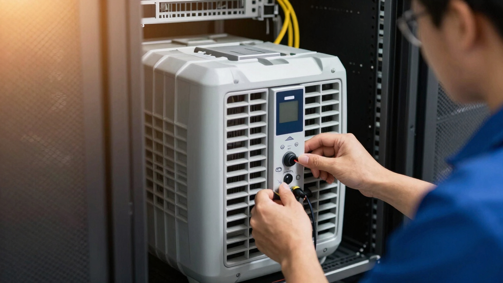 best portable spot cooler for network closets