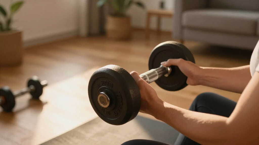 adjustable dumbbell set