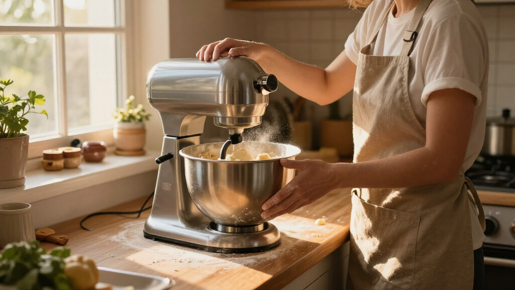 bowl lift stand mixer for meal prep