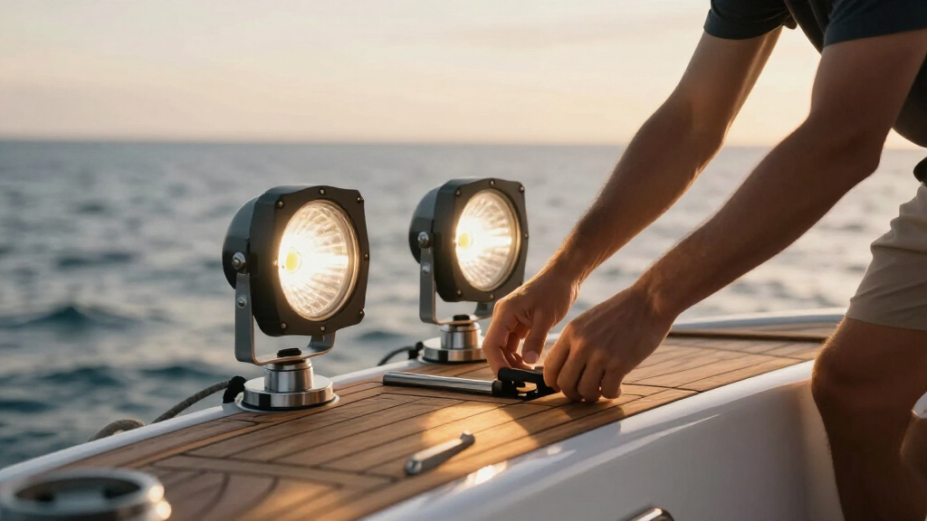 led flood lights for boat deck