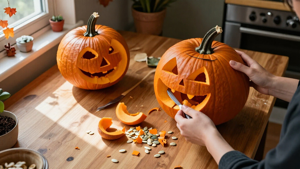 Halloween wood carving kits