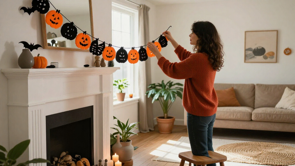 Halloween decorative garlands