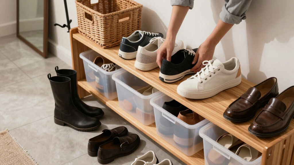 11 Best Entryway Shoe Storage Solutions to Keep Your Hallway Tidy and Stylish 25 entryway shoe storage