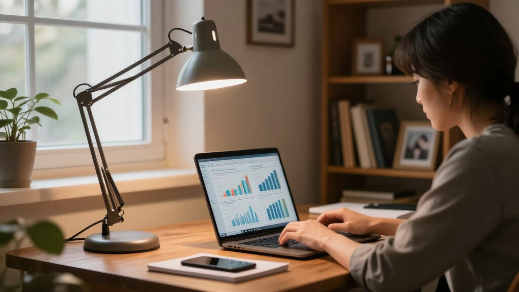 best desk lamp for late-night financial planning
