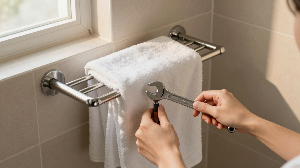 best heated towel rack for wall mounted use