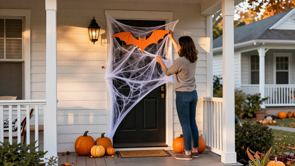 Halloween door decorations