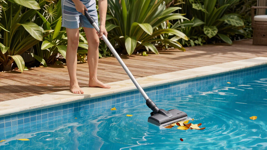 pool vacuum for leaves