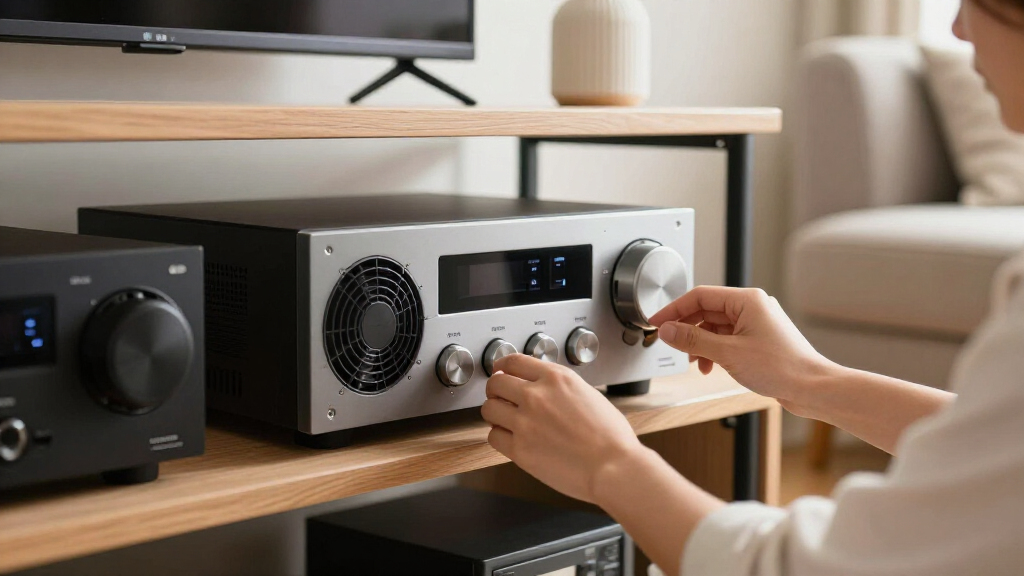 quiet av rack fans for receivers