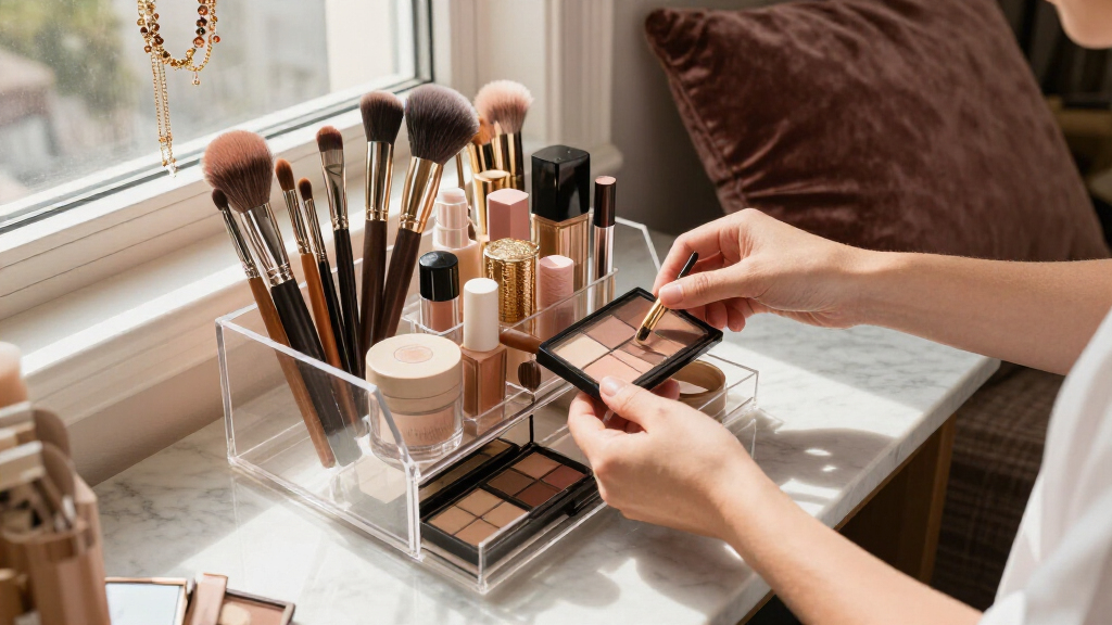 makeup organizer for small glam rooms