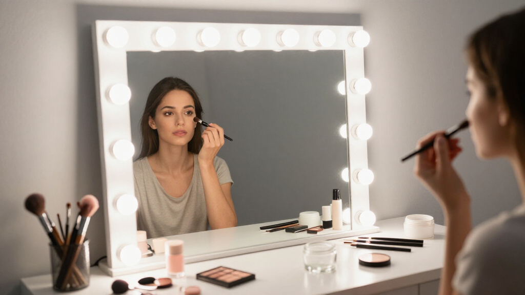 best makeup vanities with mirrors and lights