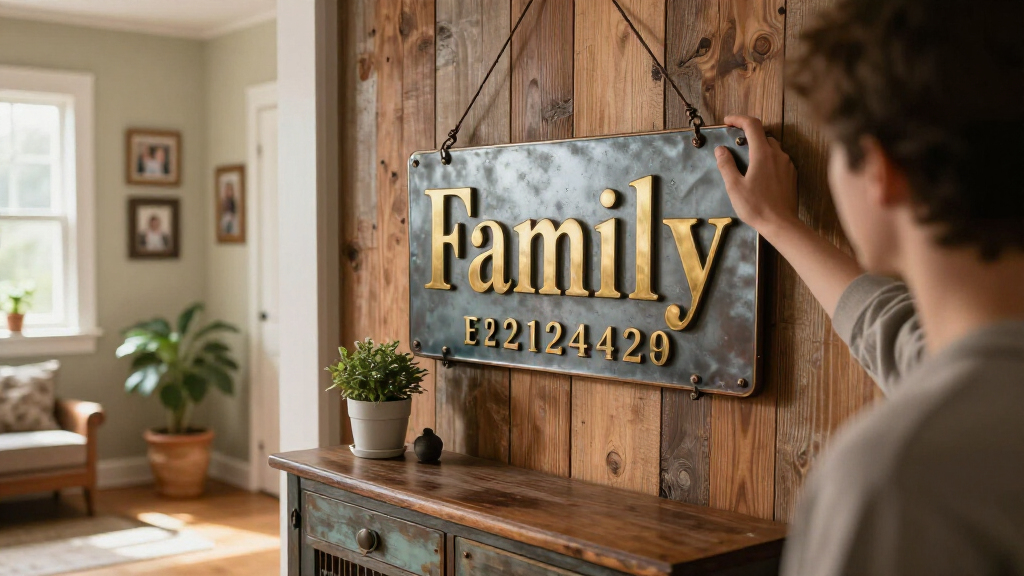 best metal family name signs with established date