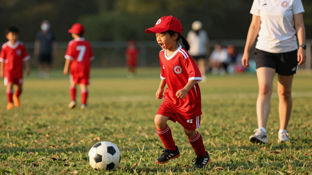 kids soccer fan apparel