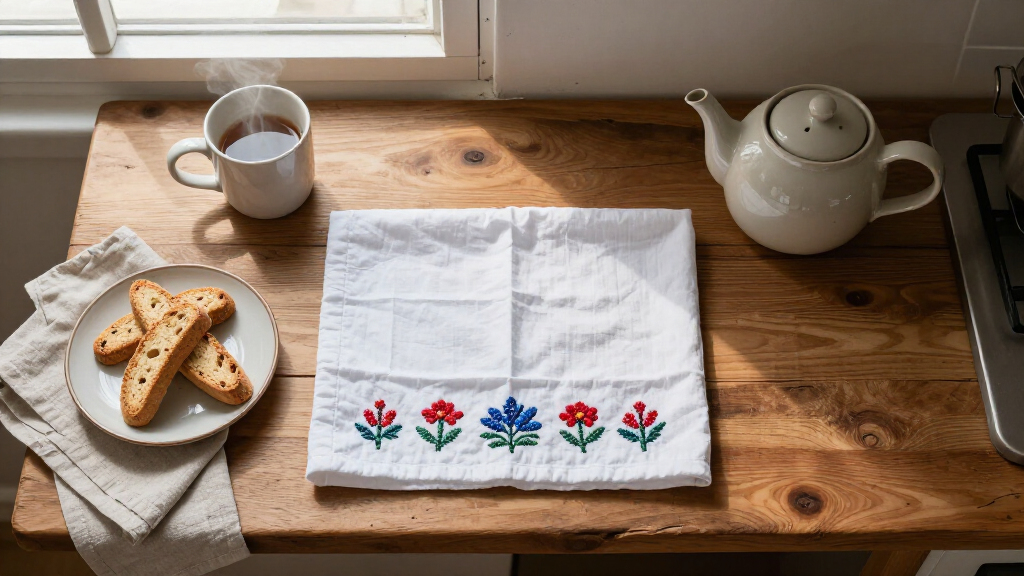 7 Best Embroidered Tea Towel Sets That Will Elevate Your Kitchen Decor
